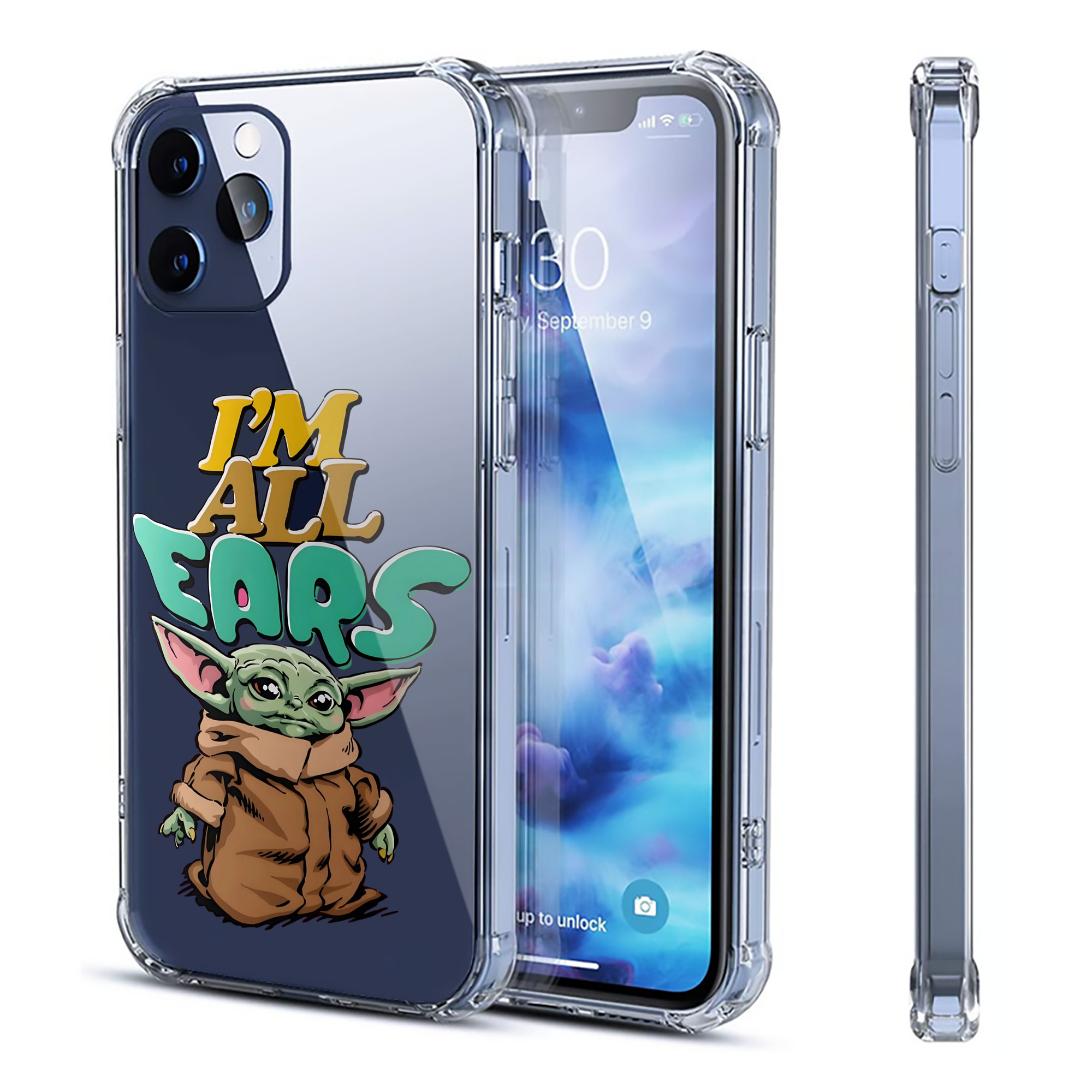 （画像用） スター・ウォーズ Star Wars 【iPhone 12シリーズ対応】透明スマホケース（クリアソフトケース）
